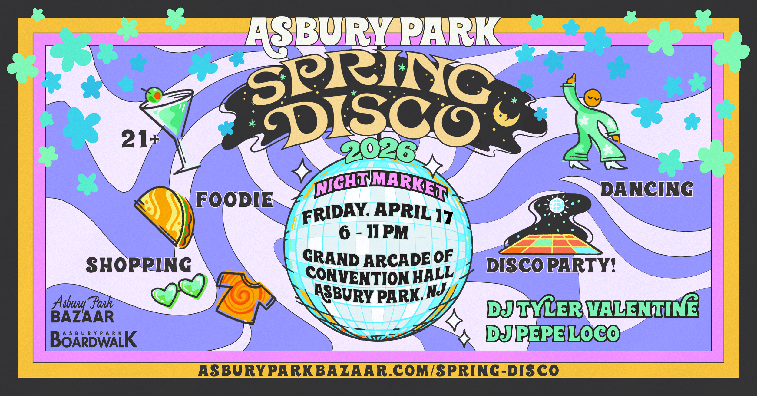 Asbury Park Spring Disco + Night Market 2026