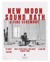 New Moon Sound Bath and Fire Release Ceremony with Michele Martone