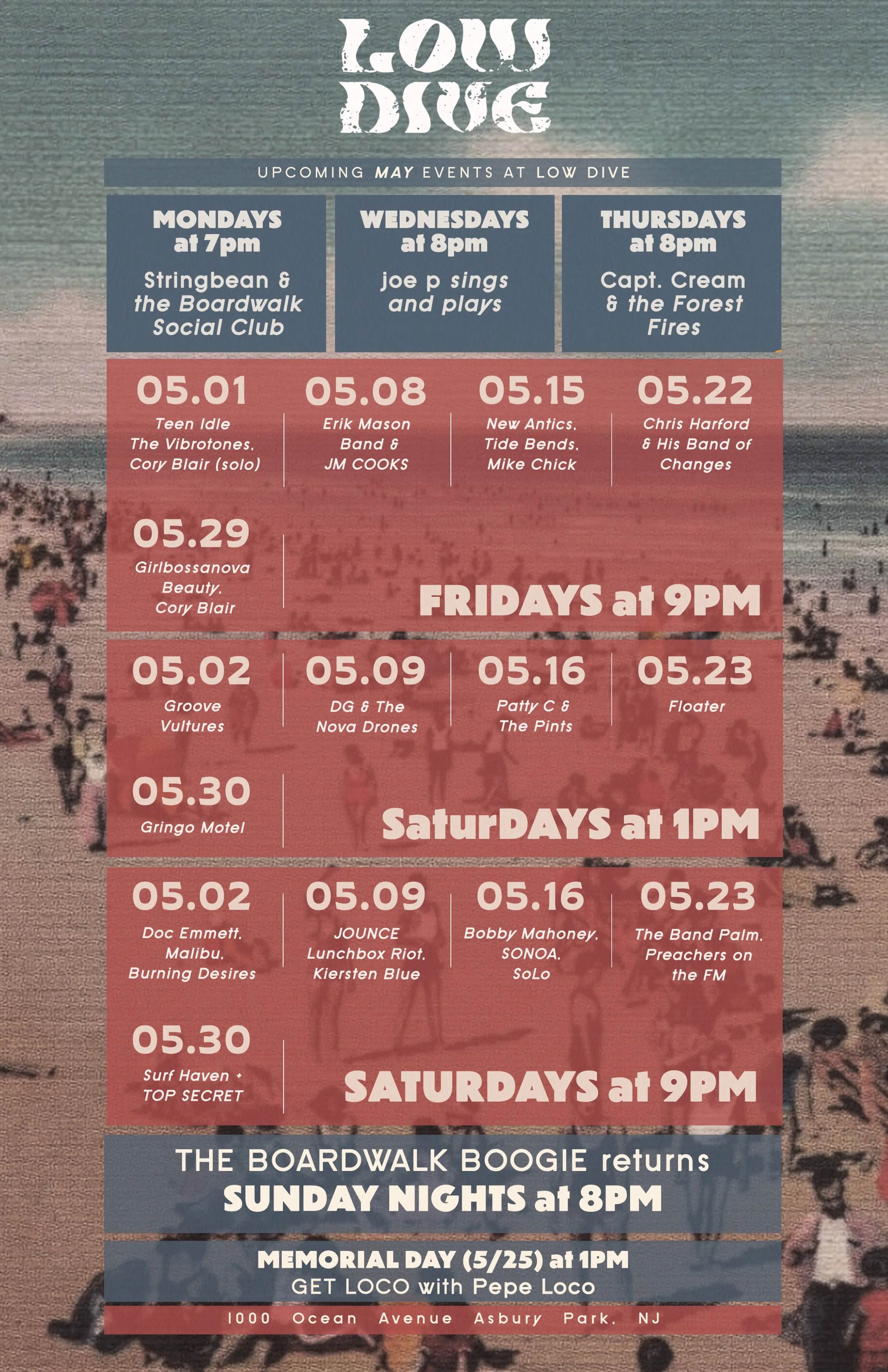 DG & The Nova Drones, Jounce, Lunchbox Riot, and Kiersten Blue