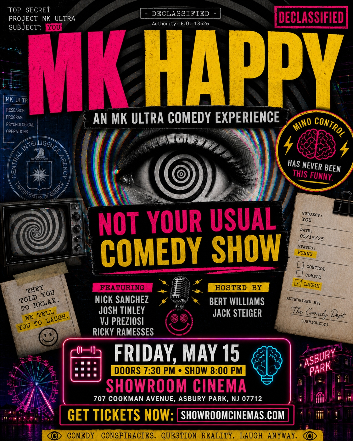 MK Happy: An MK Ultra Comedy Experience