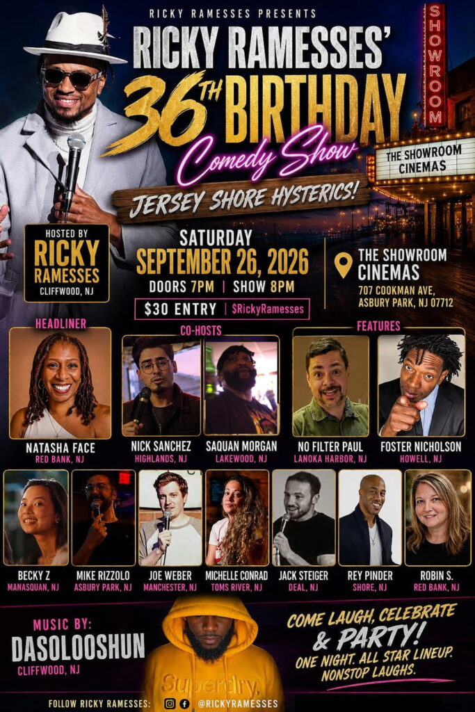 Ricky Ramesses' 36th Birthday Comedy Show