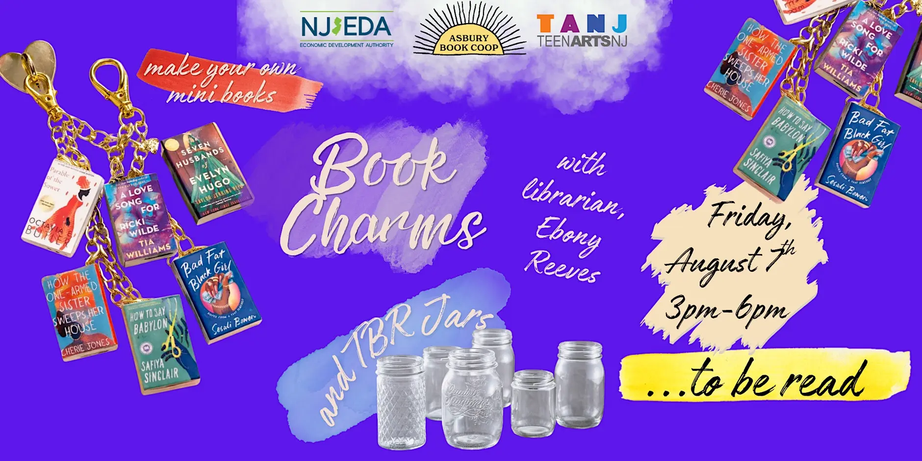Book Charms and TBR Jars with Librarian Ebony Reeves
