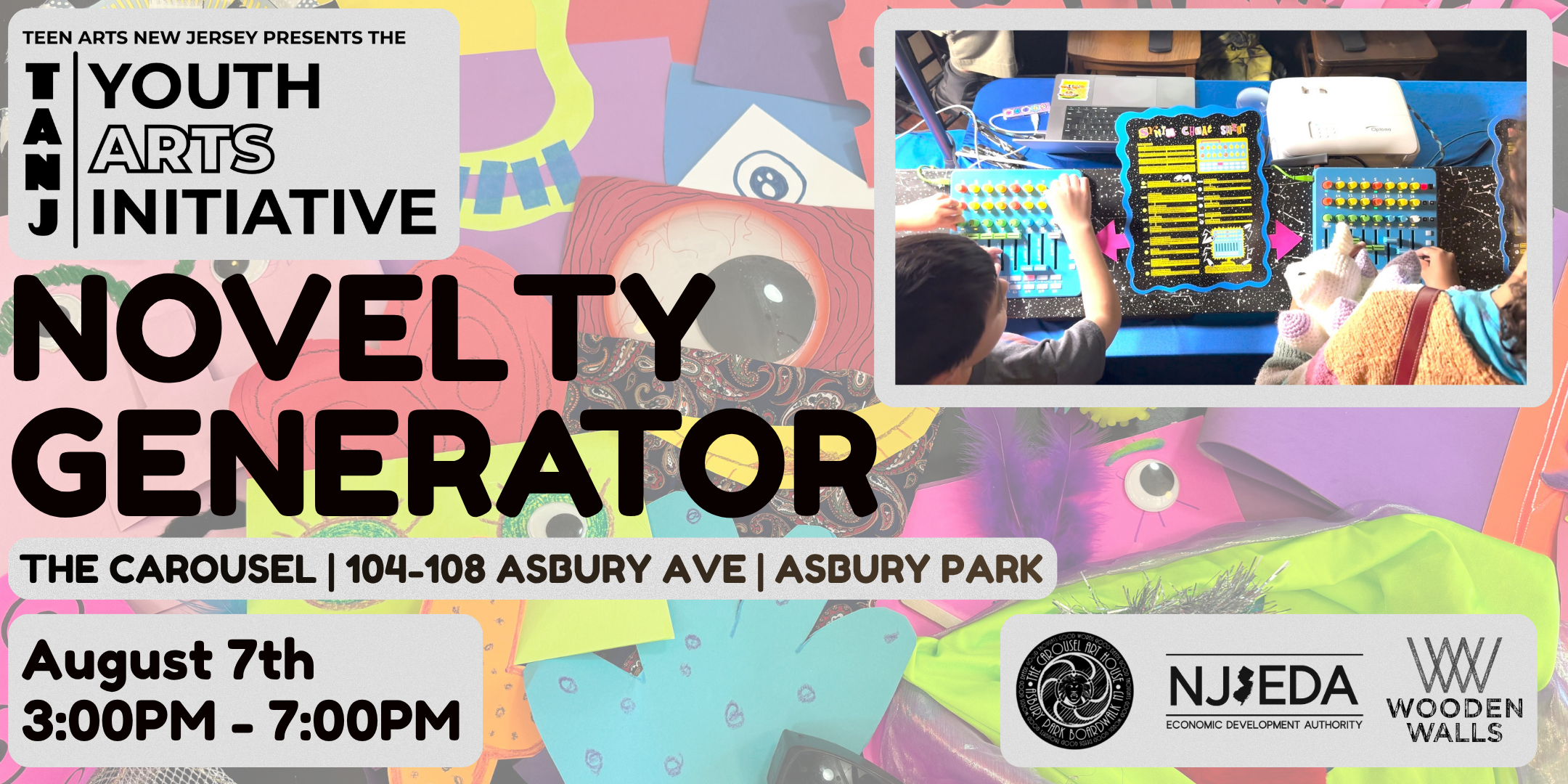 Teen Arts New Jersey Presents The Youth Arts Initiative: Novelty Generator