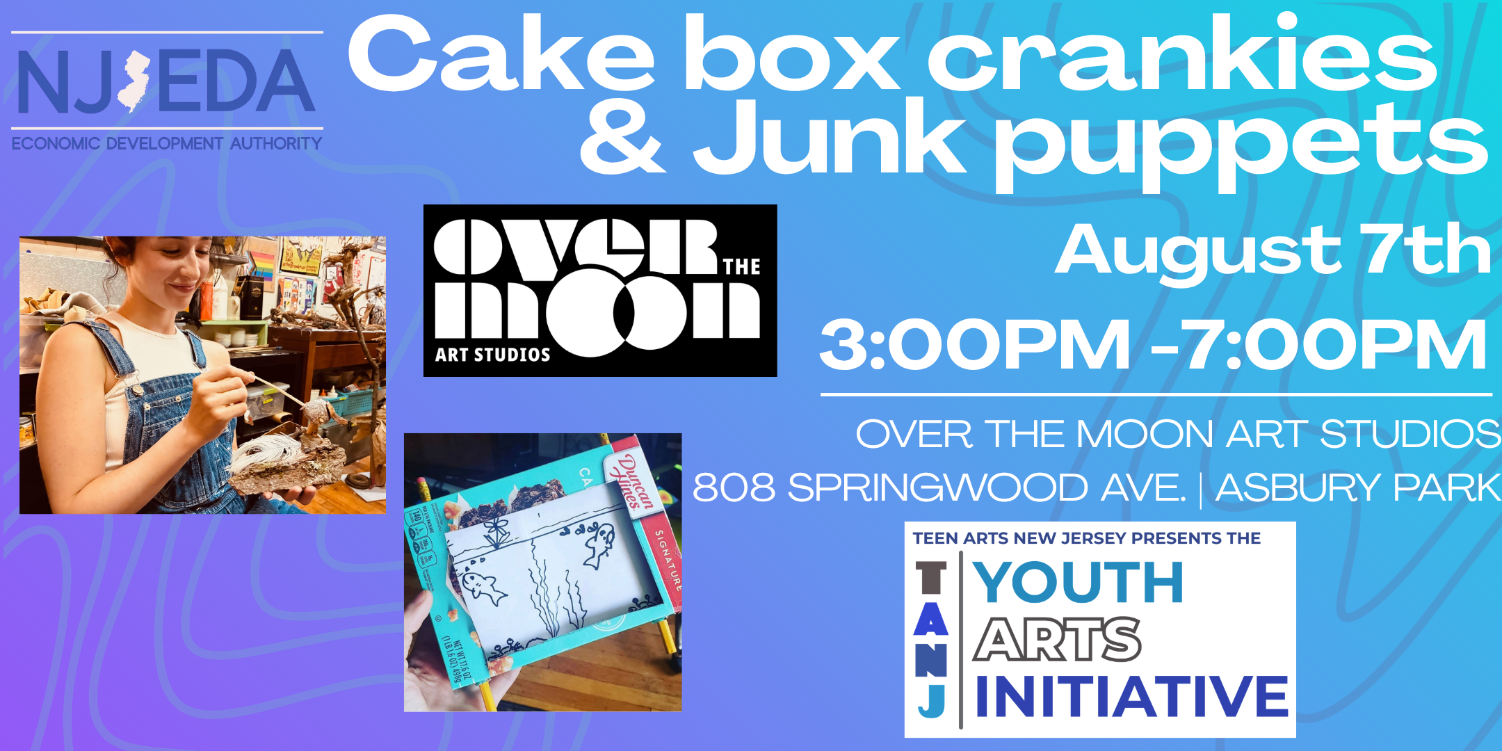 Cake box crankies & Junk puppets