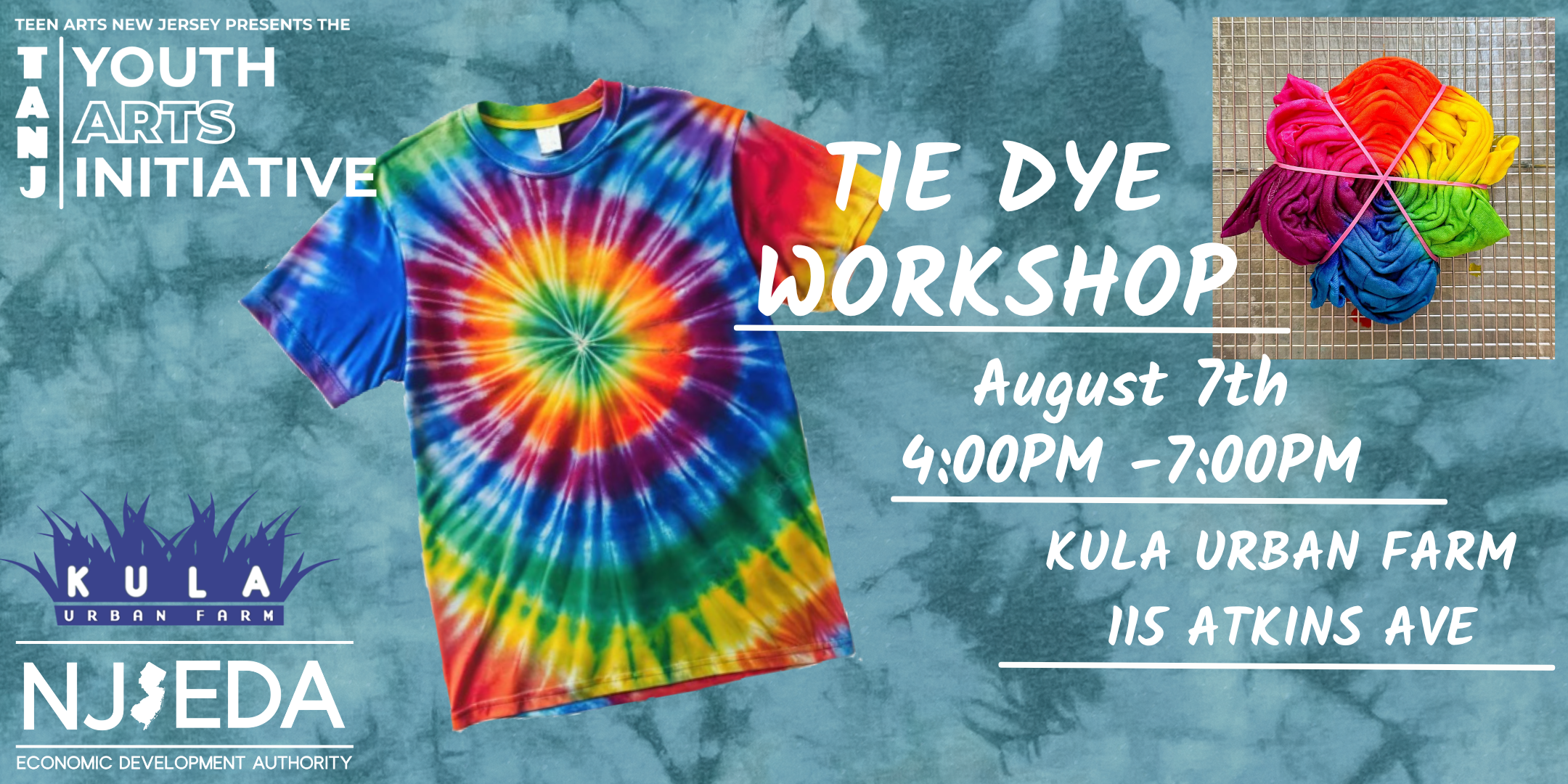 Teen Arts New Jersey Presents The Youth Arts Initiative: Tie Dye Workshop