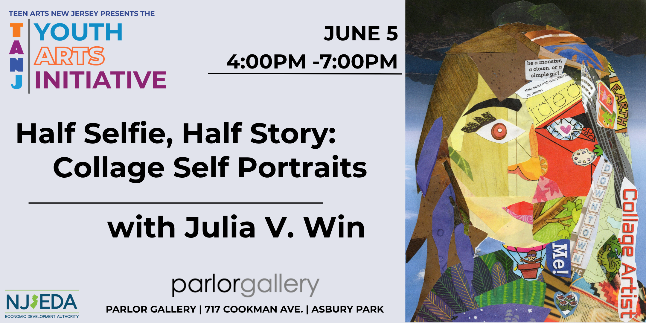 Half Selfie, Half Story: Collage Self Portraits with Julia V. Gwin
