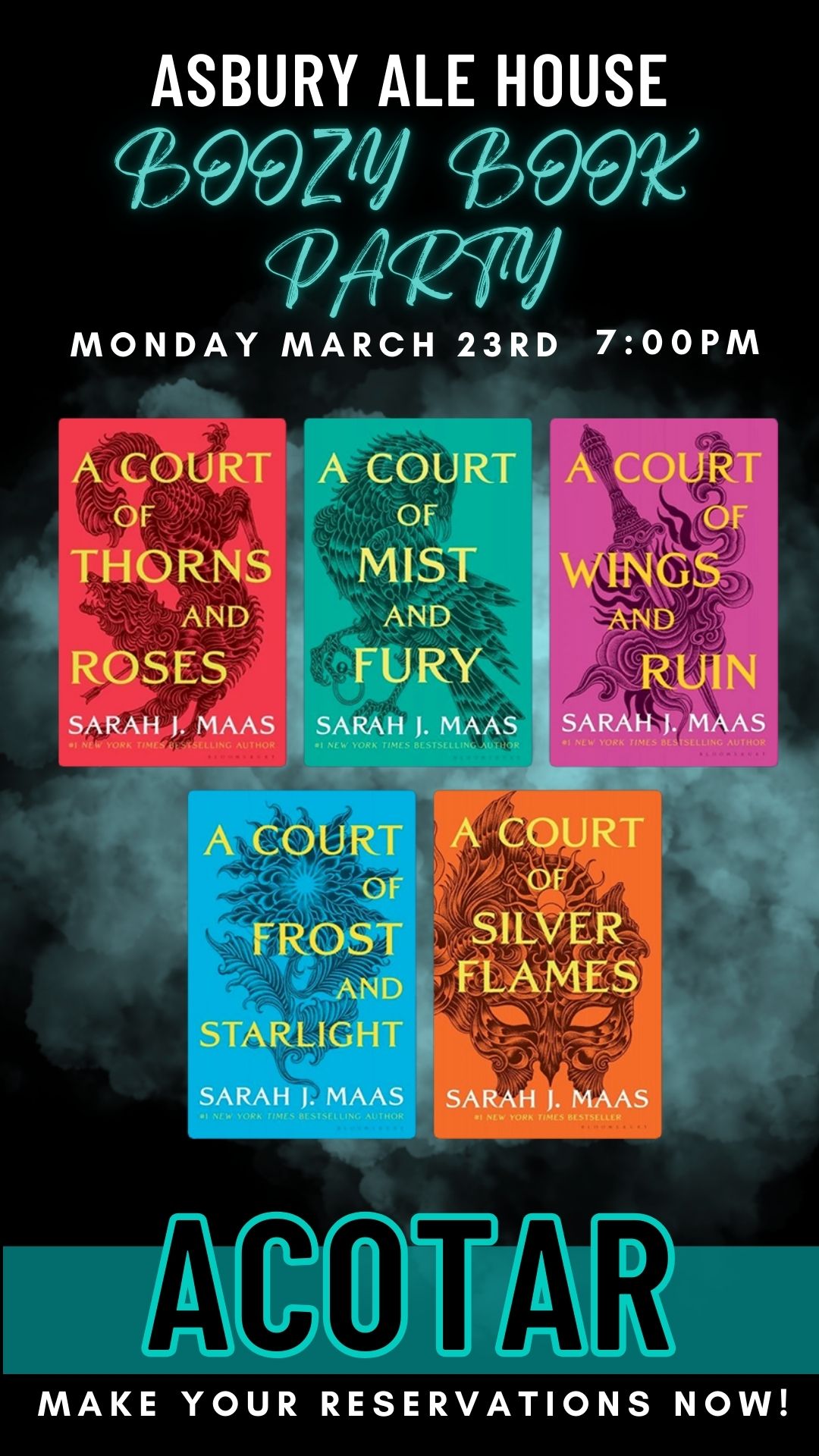 Boozy Book Club: ACOTAR Party