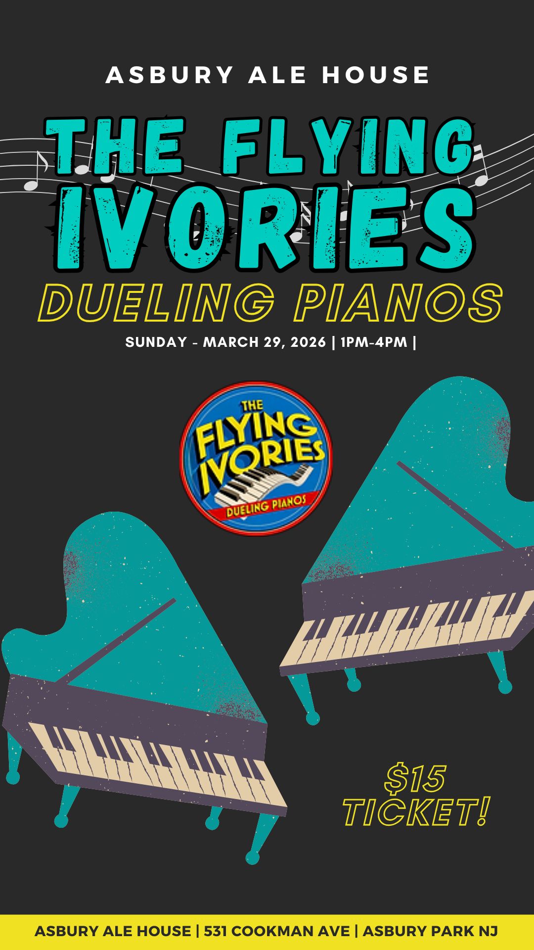 Dueling Piano Brunch - The Flying Ivories