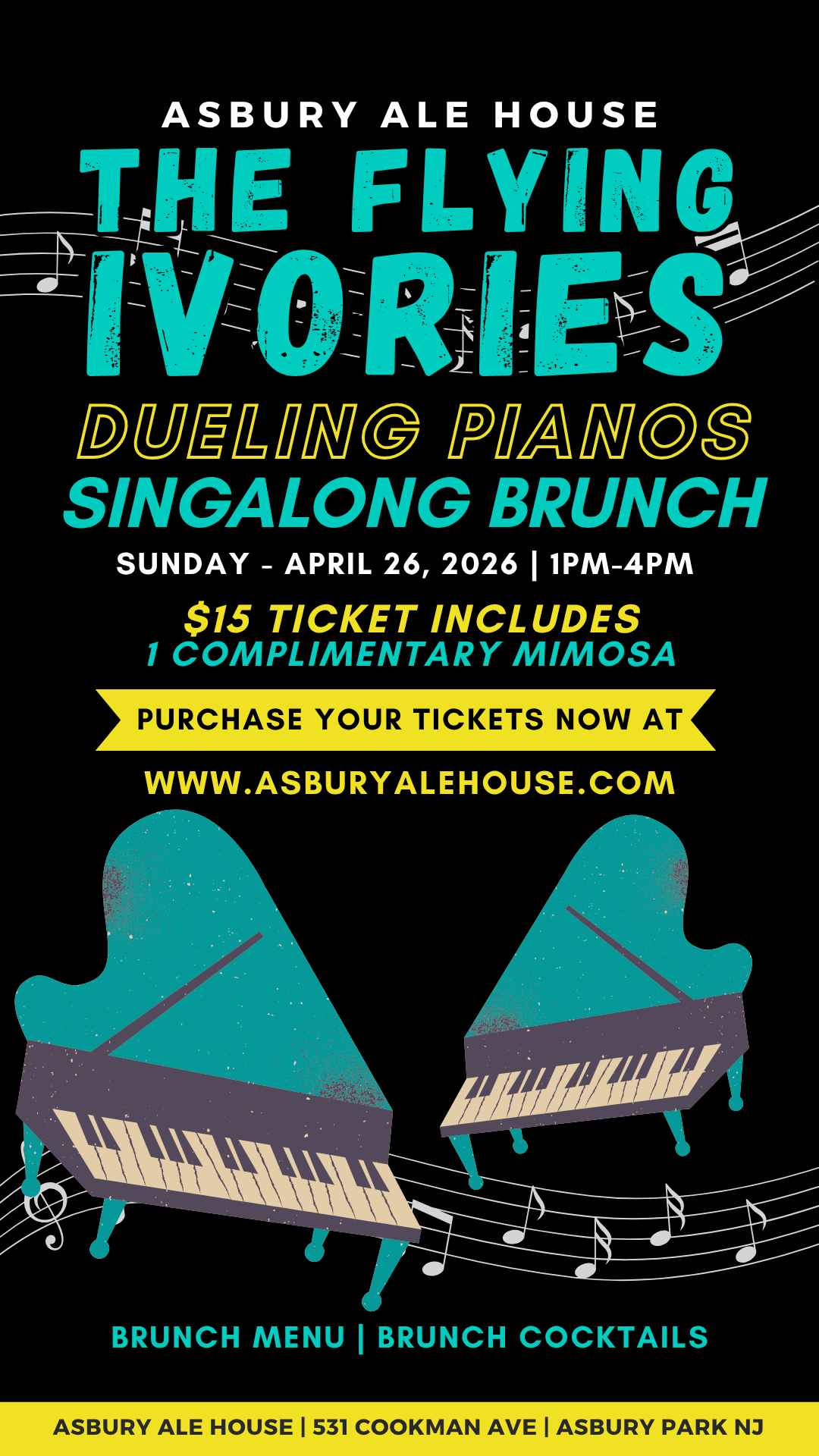 The Flying Ivories Dueling Pianos Singalong Brunch