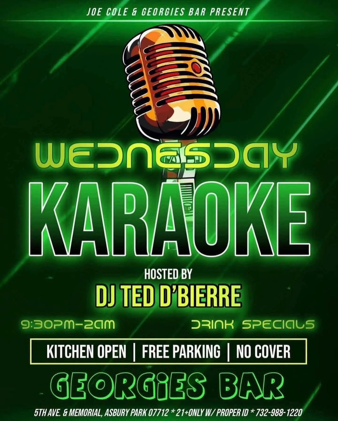 Wednesday Karaoke Hosted by DJ Ted D'Bierre