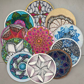Meditative Mandala: Exploring Zentangle Zendalas