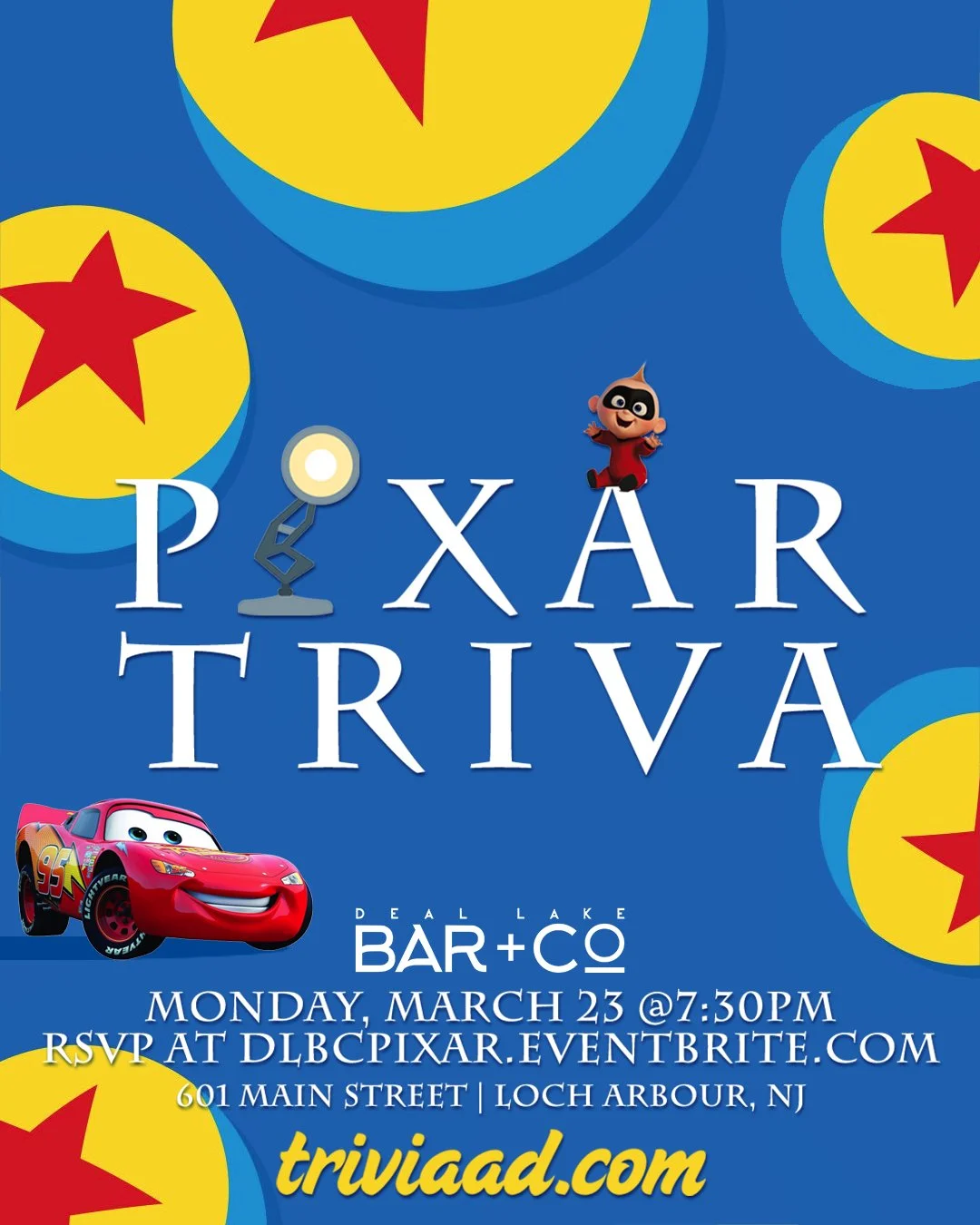 Pixar Movie Trivia Night