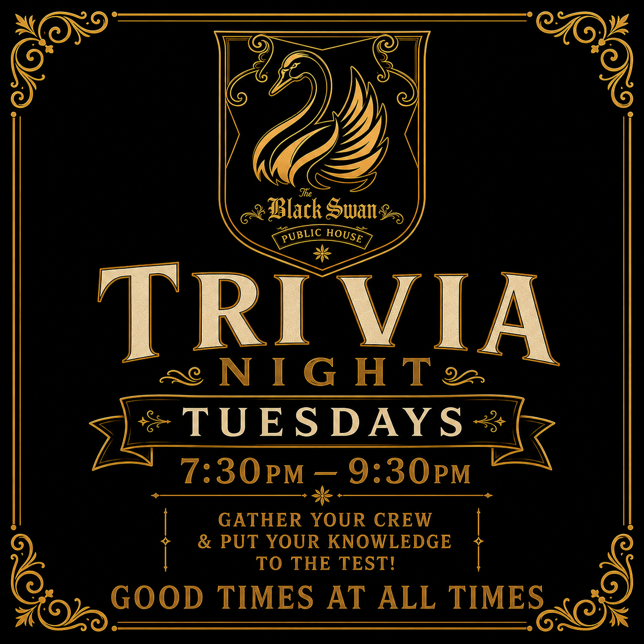 Trivia Tuesdays at the Black Swan