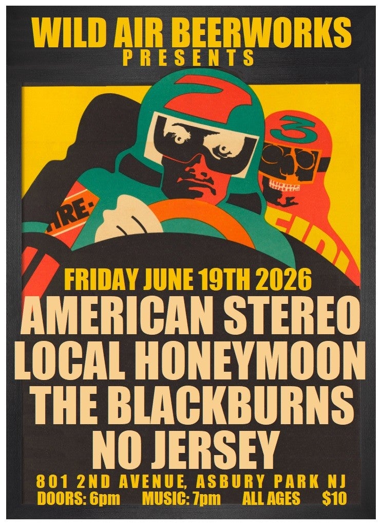 Local Honeymoon "Summer of Crows" Tour with American Stereo, The Blackburns, and No Jersey