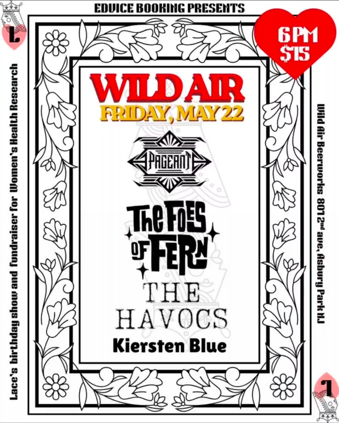 Wild Air: Lace's Birthday Show and Fundraiser