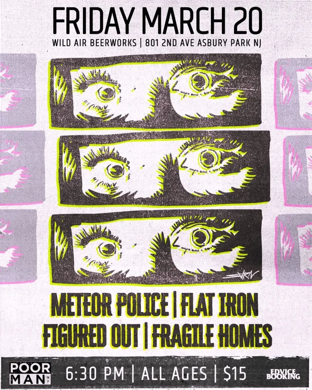 Meteor Police, Flat Iron, Figured Out, Fragile Homes