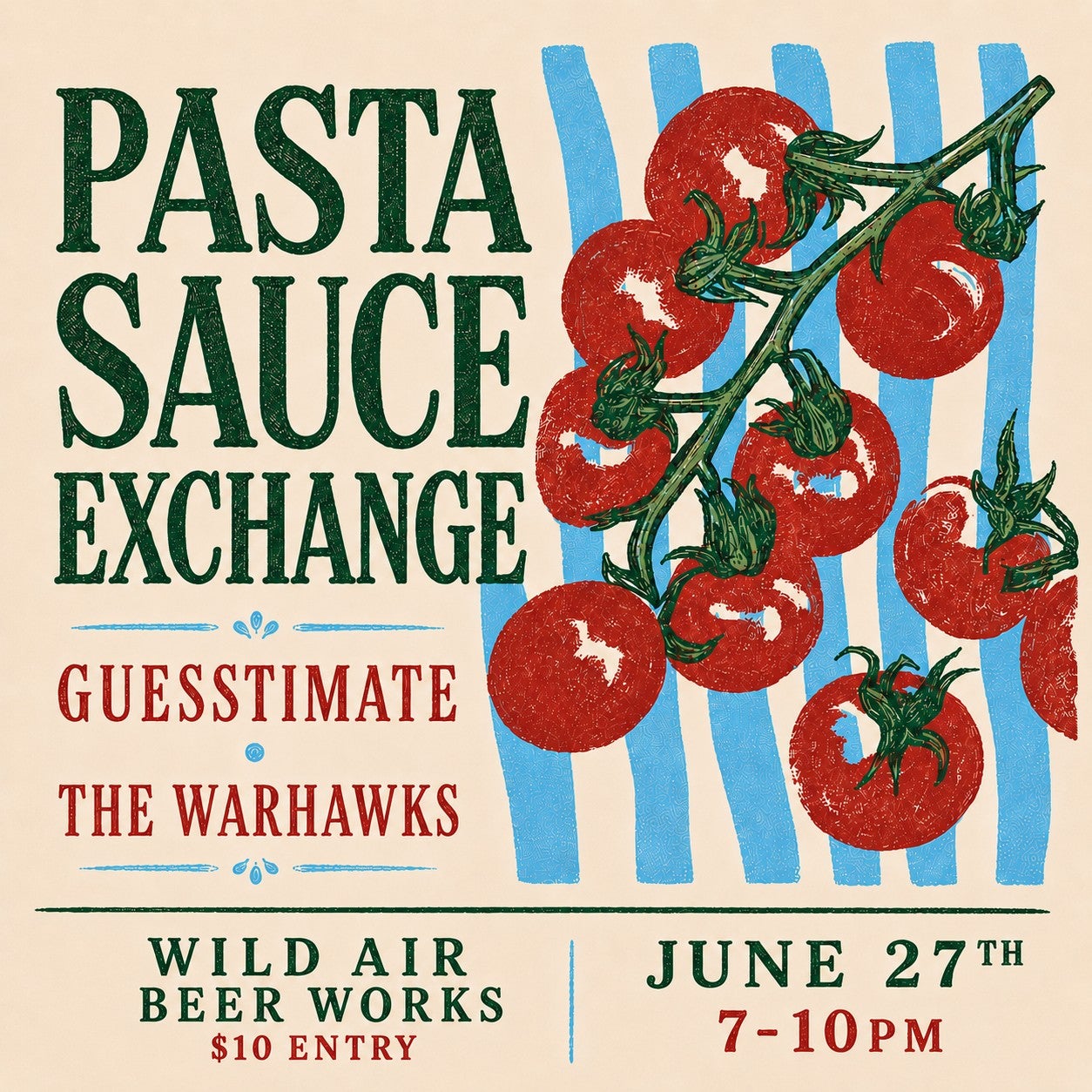 Pasta Sauce Exchange, Guesstimate, The Warhawks