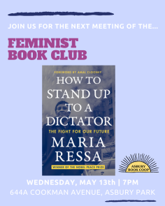 Feminist Book Club: How to Stand Up to a Dictator: The Fight for our Future by Maria Ressa