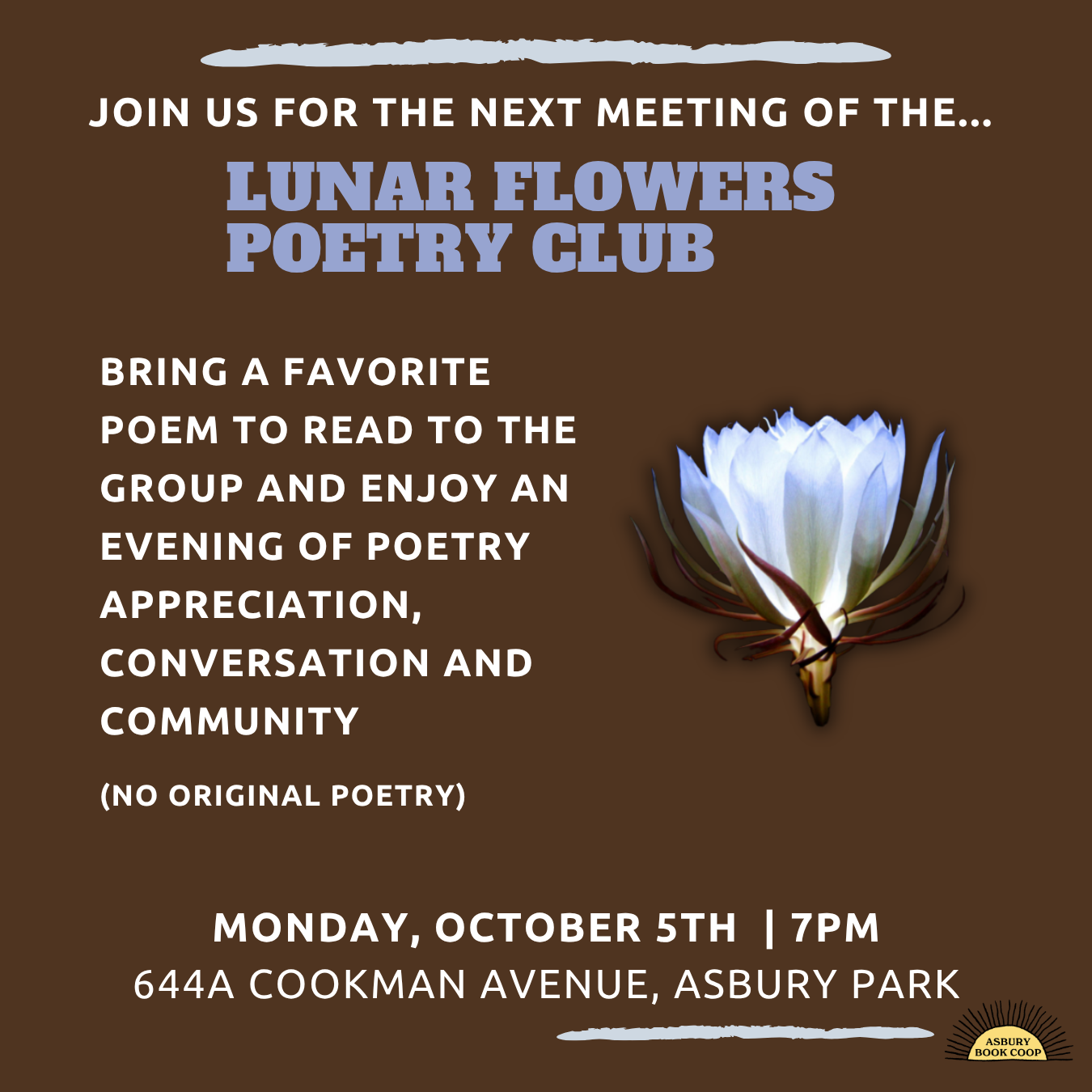 Lunar Flowers Poetry Club
