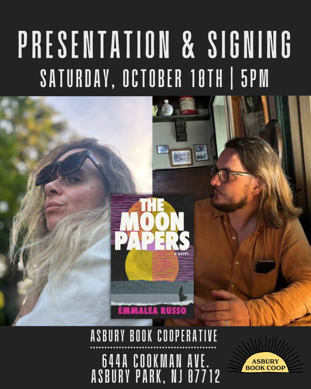 Author Event: Moon Papers by Emmalea Russo