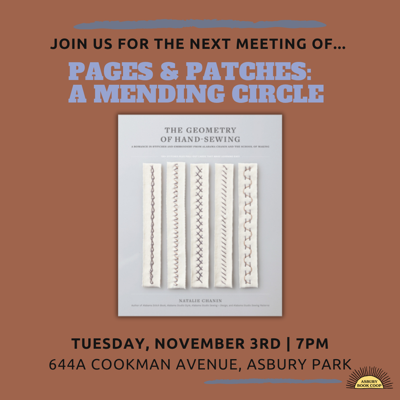 Pages & Patches: A Mending Circle