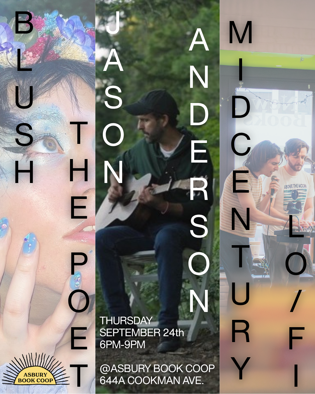 Music & Poetry: Jason Anderson with Blush & Midcentury Lo-fi