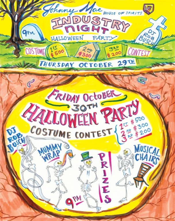 Johnny Macs Halloween Party and Costume Contest