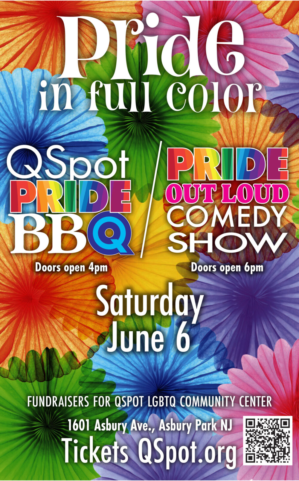 Pride in Full Color! Spot Pride Comedy Show & BBQ