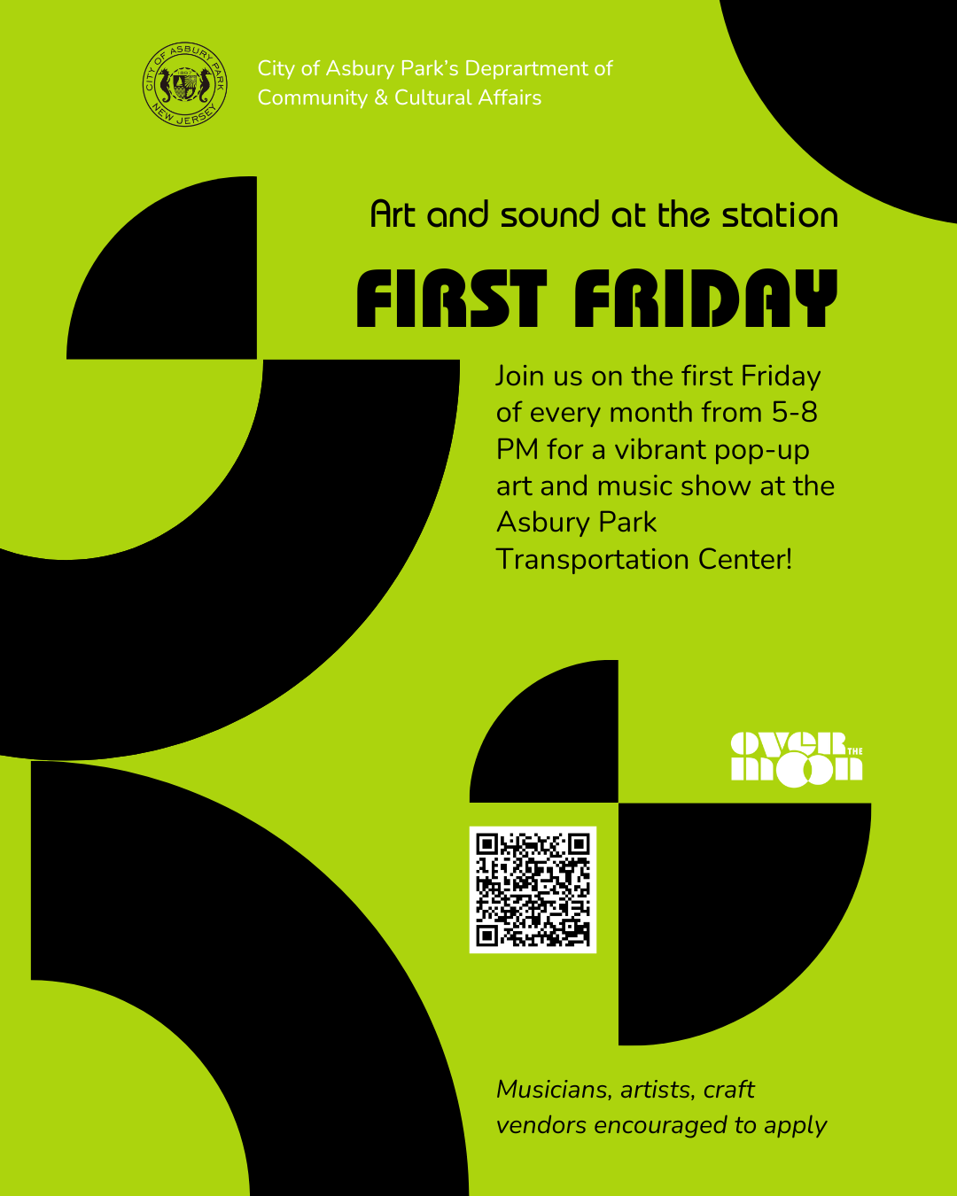 First Friday – Art and Sound at the Station