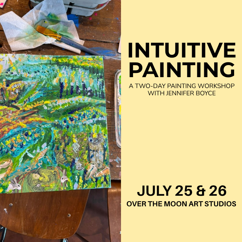 Over the Moon Art Studio – Intuitive Painting Workshop (Day 2)