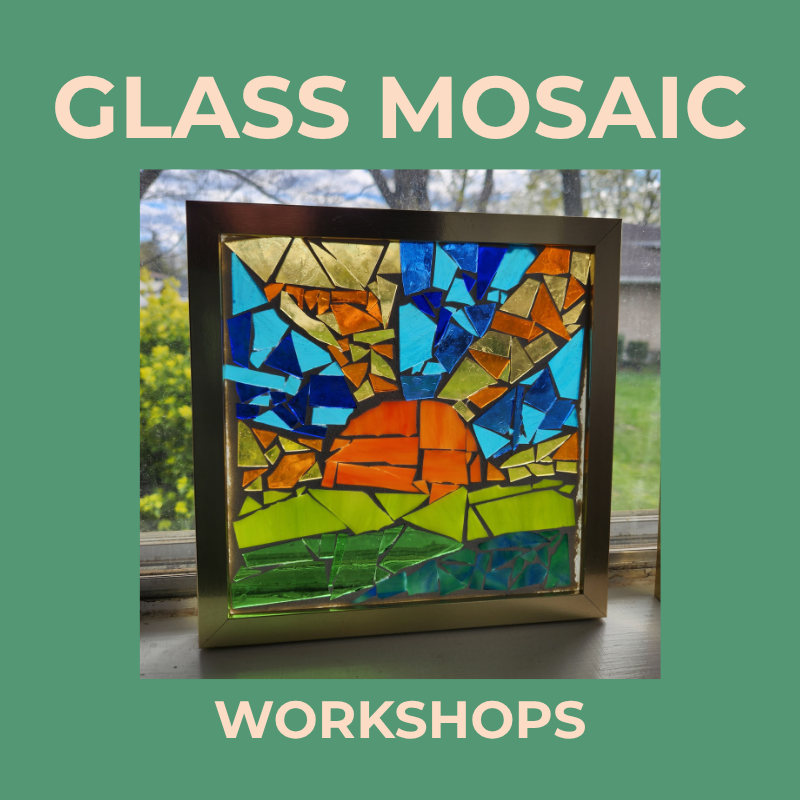 Glass Mosaic Workshop at Over the Moon Studios