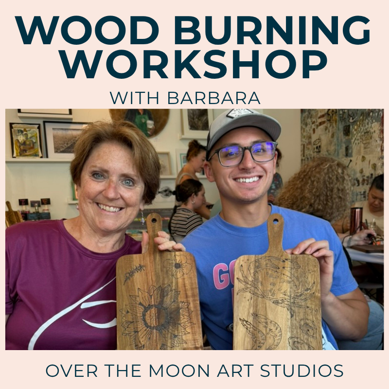 Wood-Burning Workshop at Over the Moon Art Studio