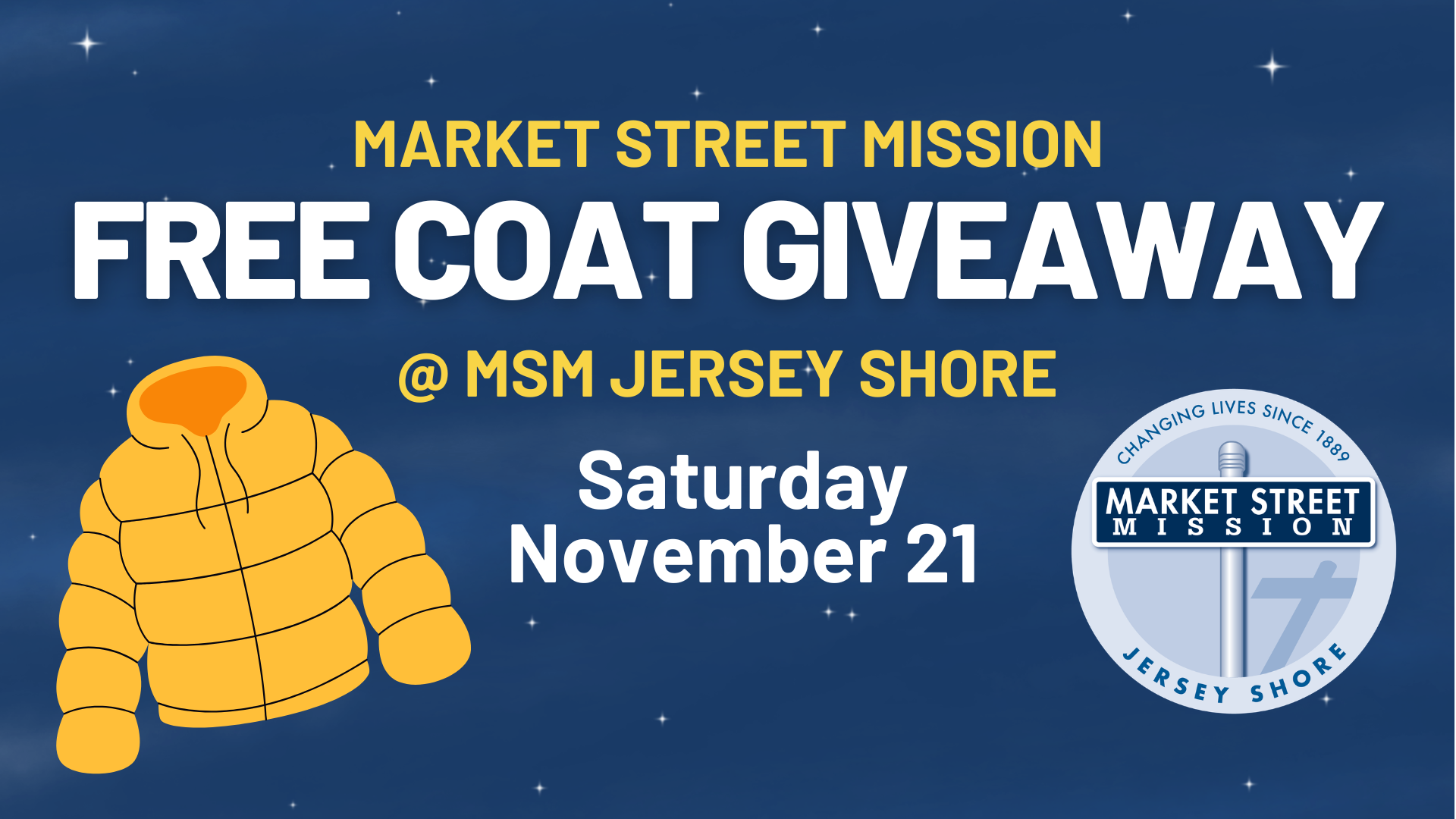 Market Street Mission – Jersey Shore Coat Giveaway