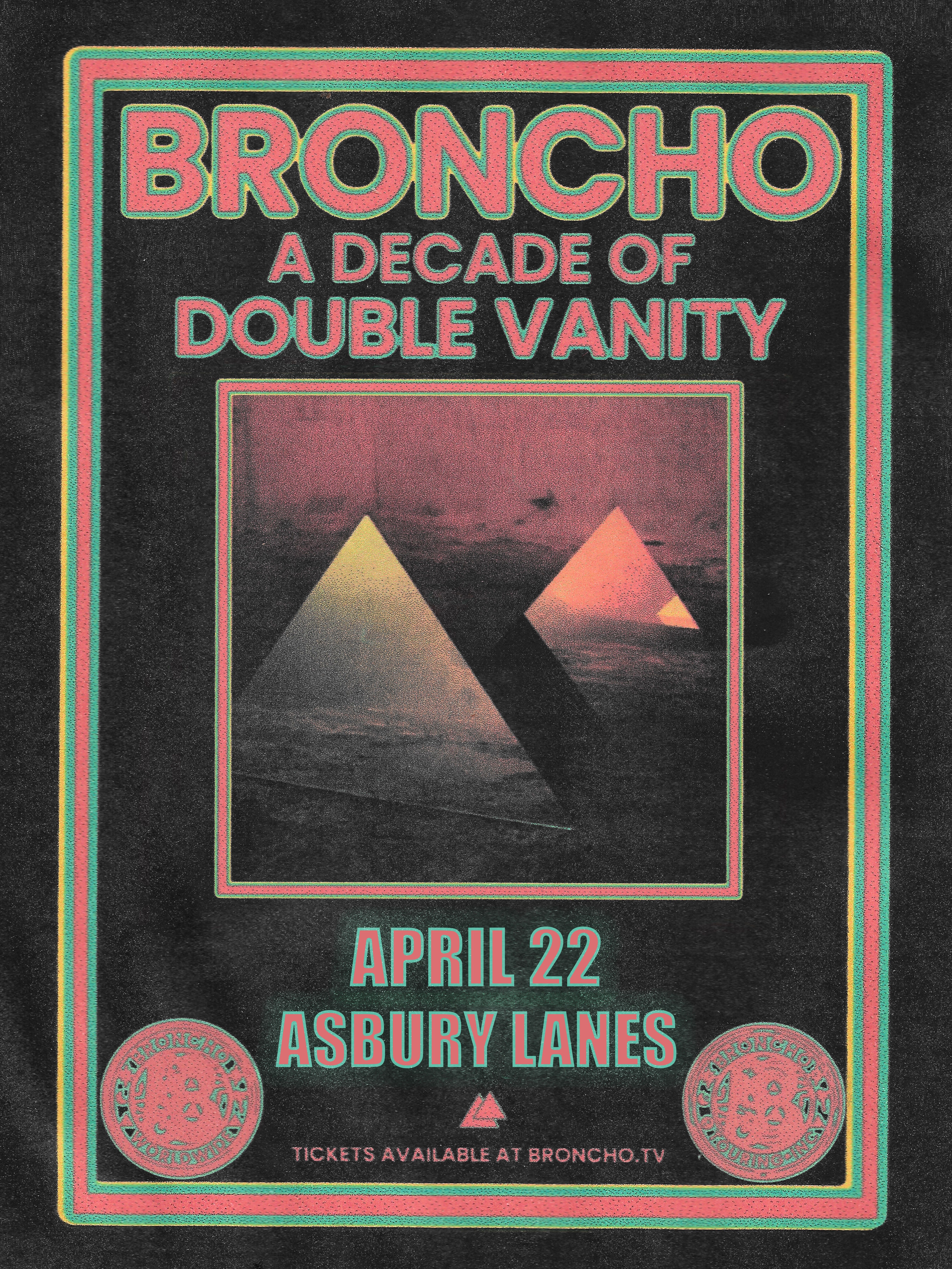BRONCHO: A Decade of Double Vanity Tour 2026