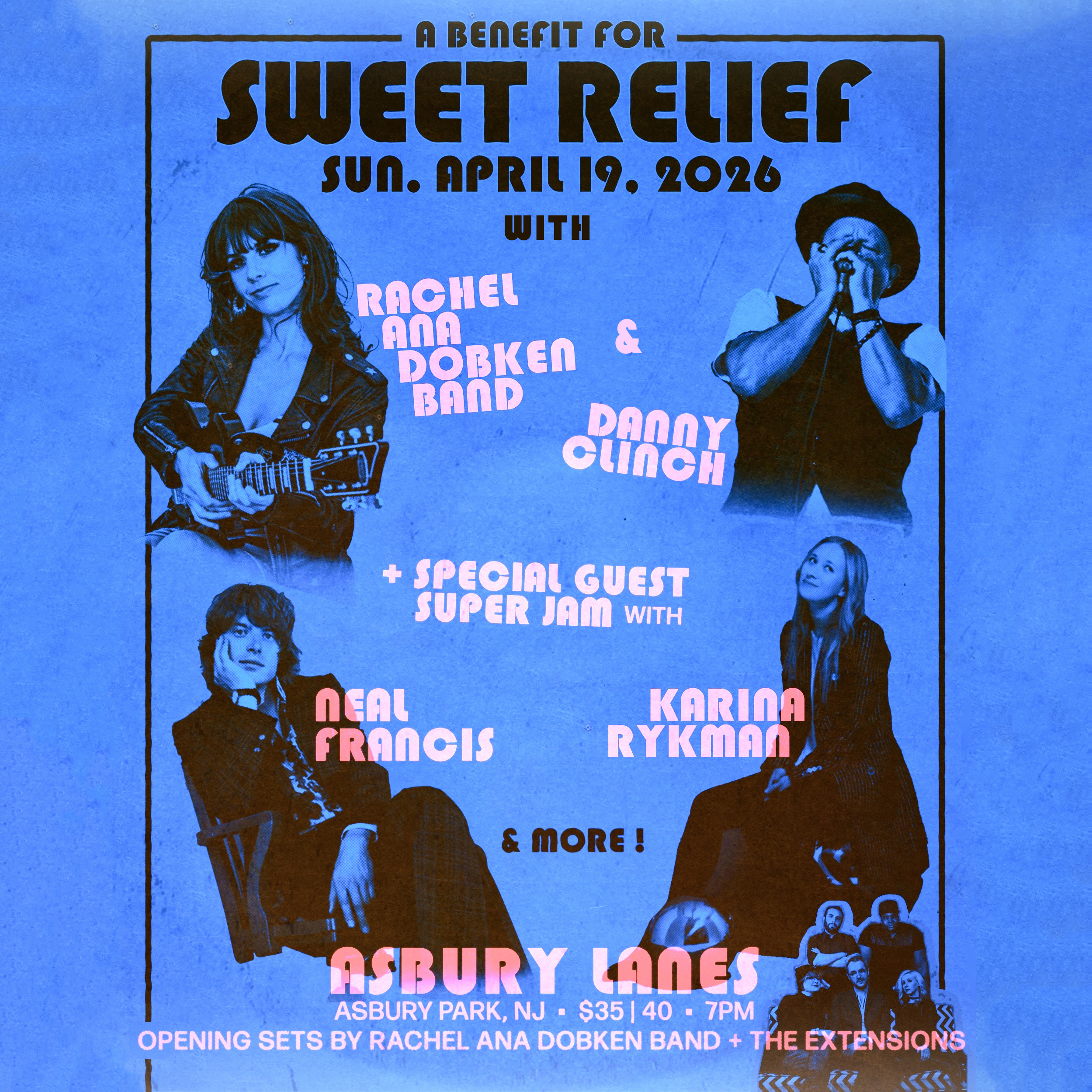Sweet Relief Benefit: Danny Clinch & Rachel Ana Dobken Band