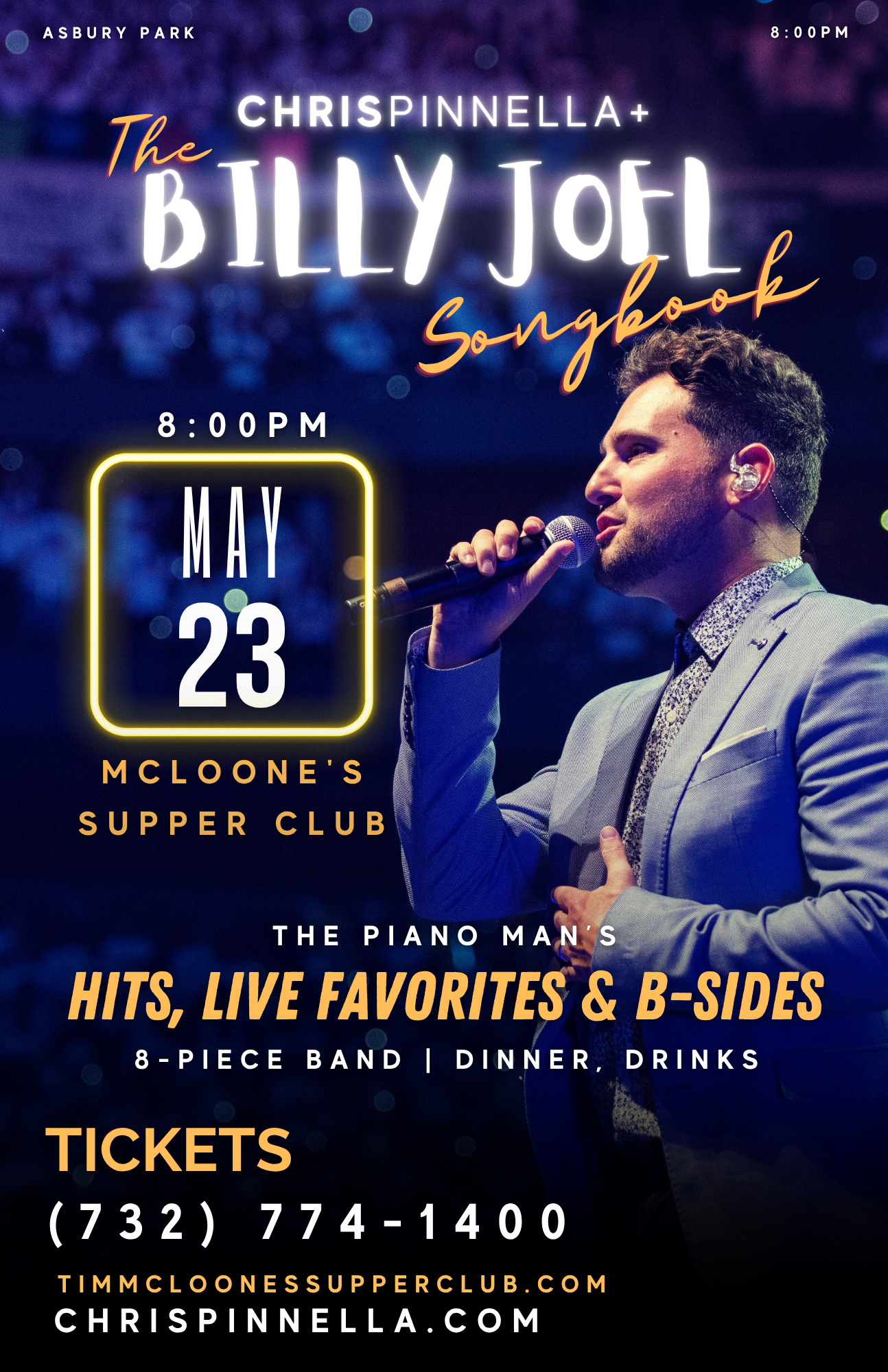 THE BILLY JOEL SONGBOOK w/ CHRIS PINNELLA