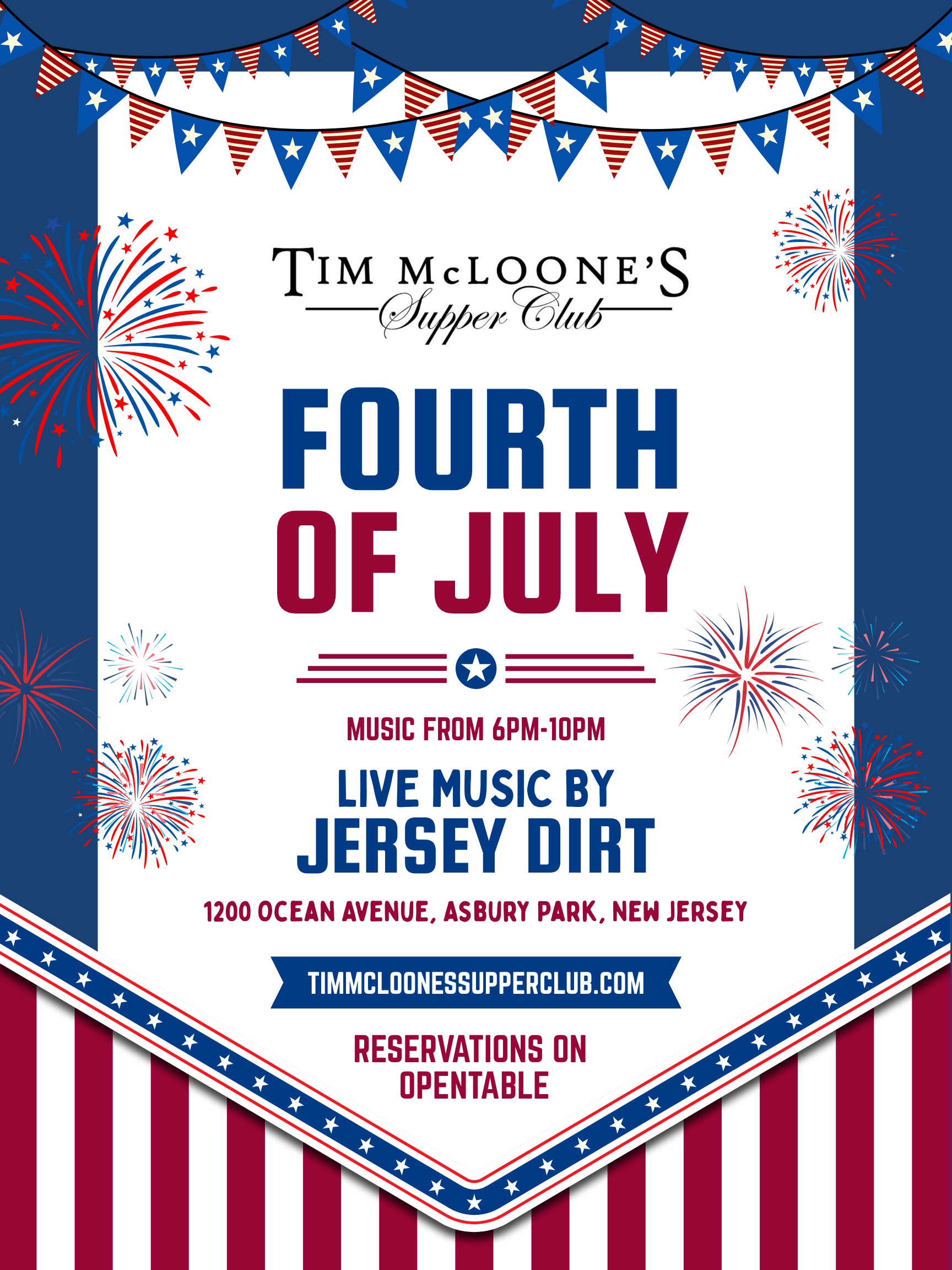 Fourth of July w/ Jersey Dirt!