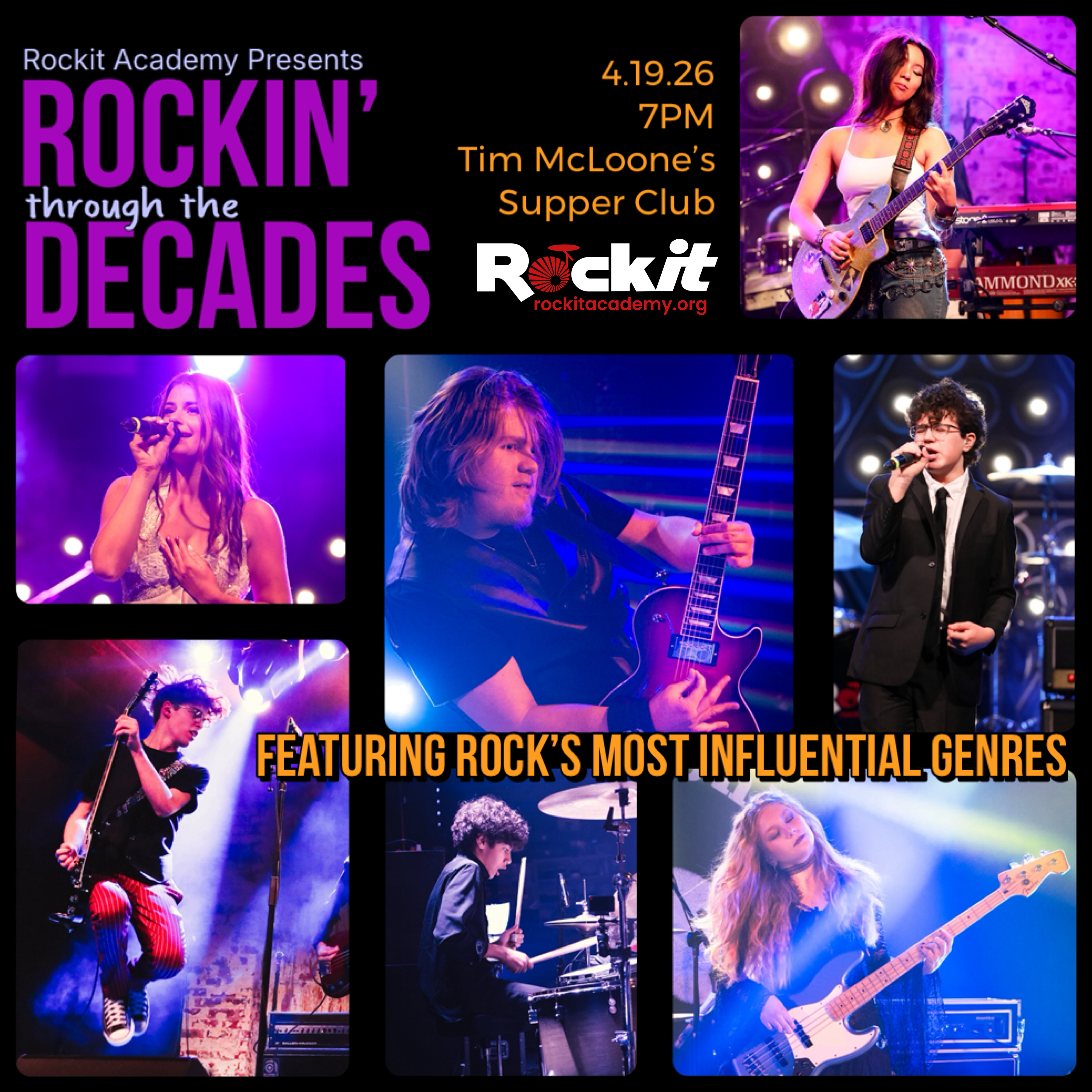 Rockit Academy: Rockin' through the Decades