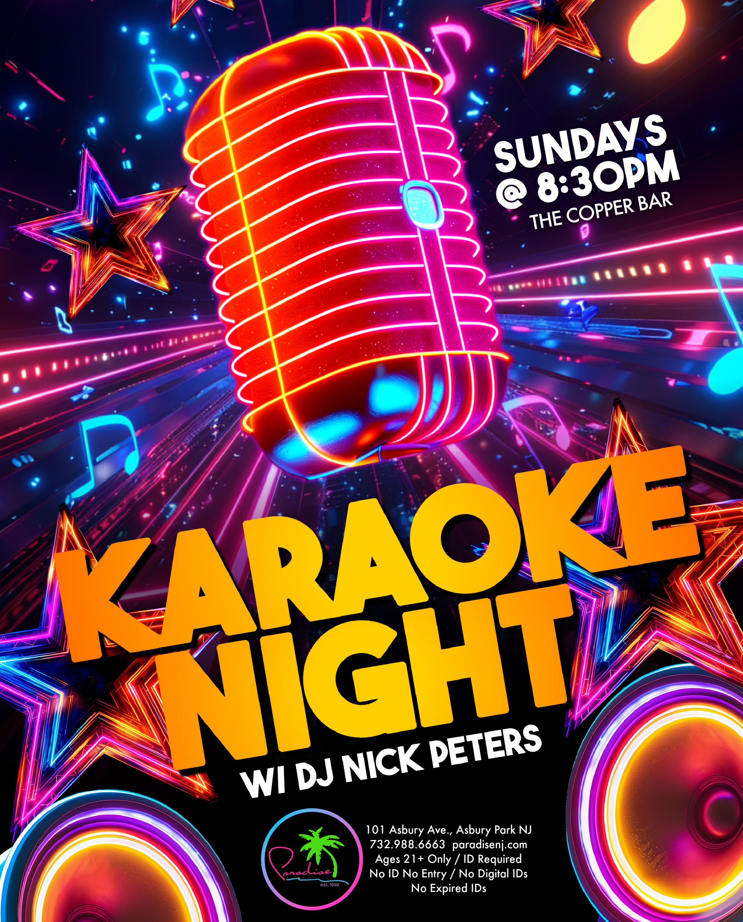 Sunday Karaoke Night with DJ Nick Peters