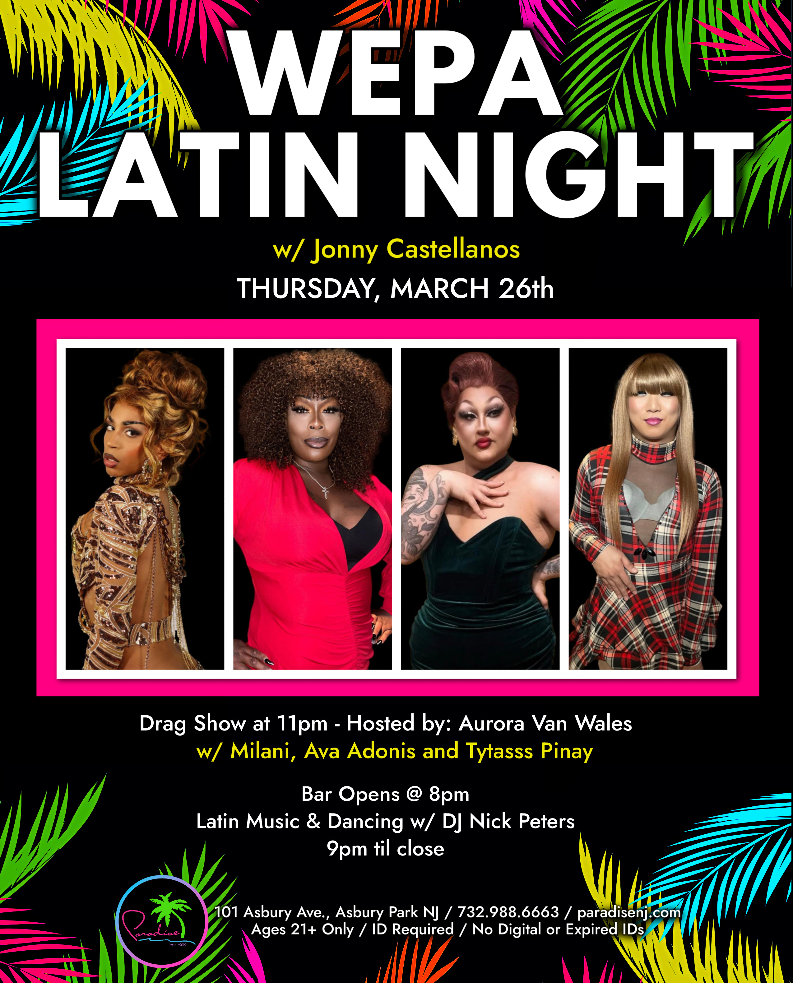 WEPA Latin Night w/ Jonny Castellanos