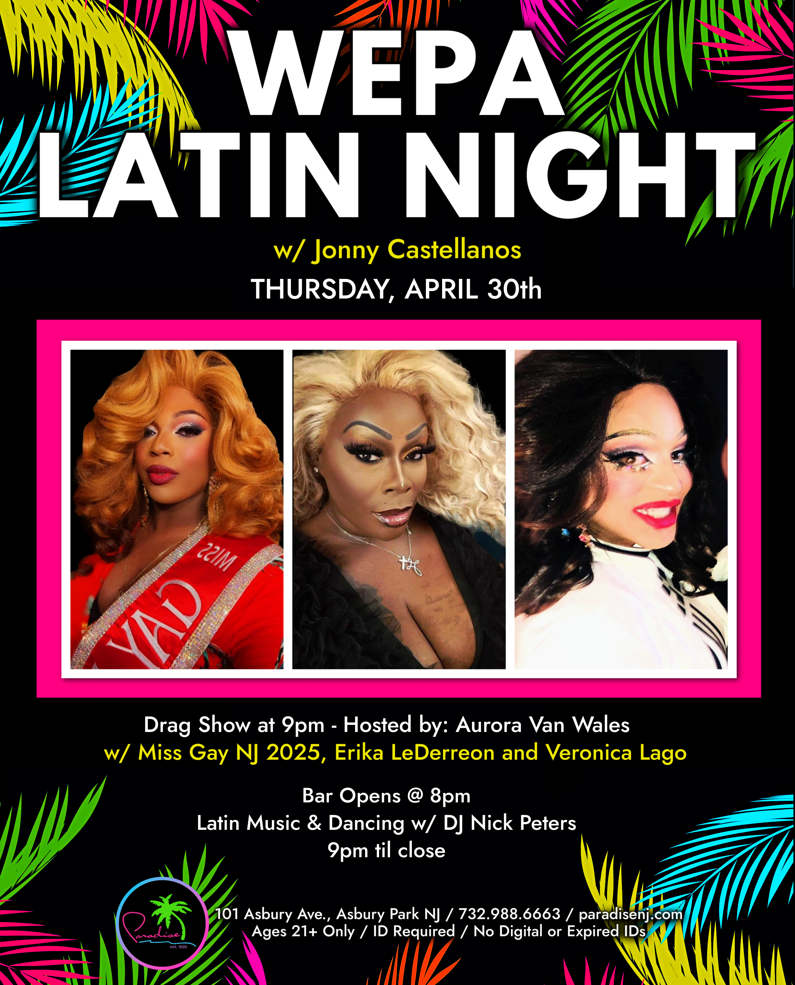 WEPA LATIN NIGHT w/ Jonny Castellanos