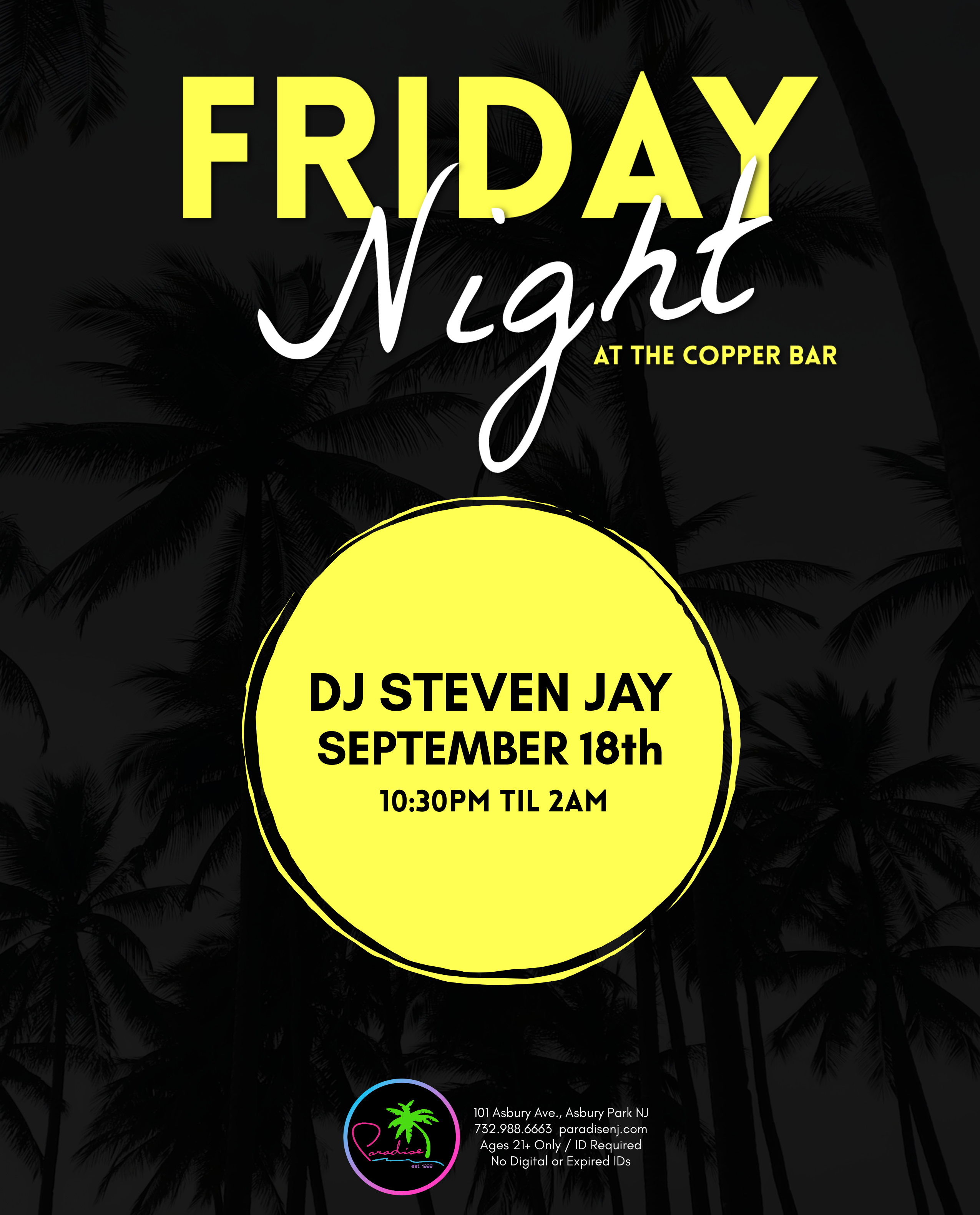 Friday Night at the Copper Bar: DJ Steven Jay