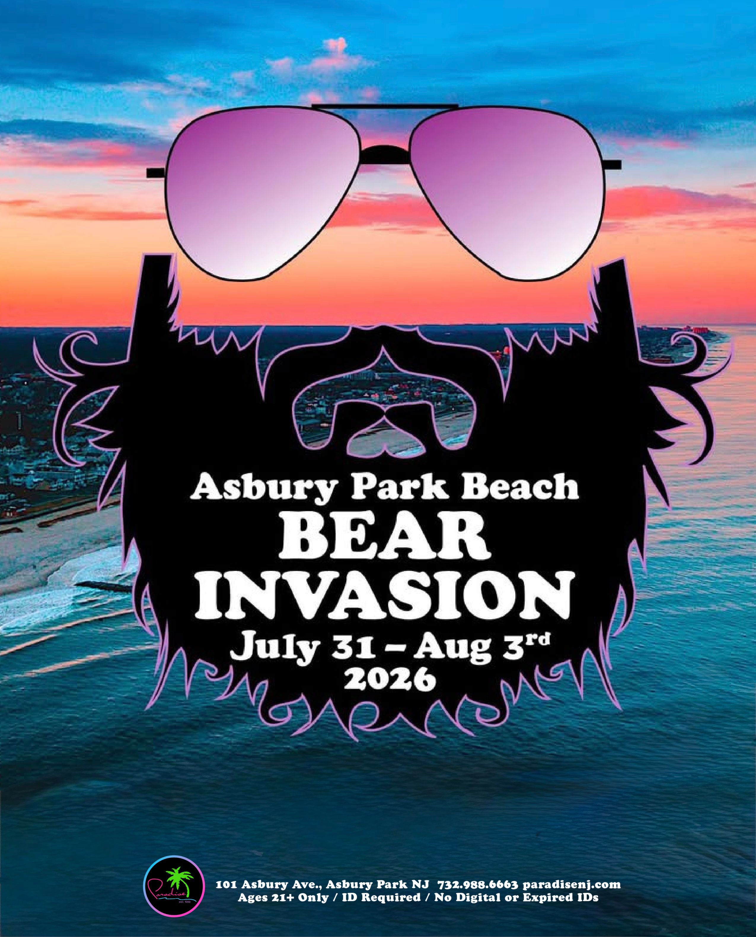 Asbury Park Beach Bear Invasion