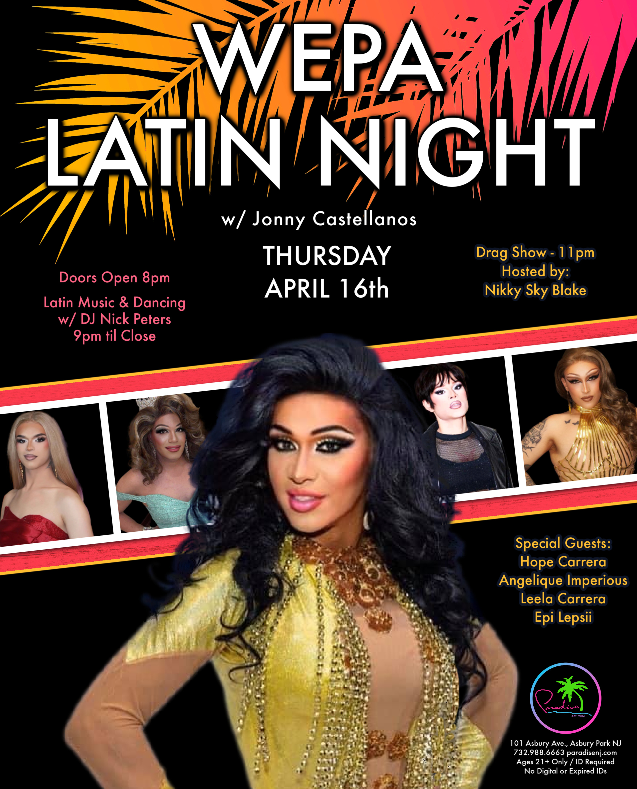 WEPA LATIN NIGHT w/ Jonny Castellanos