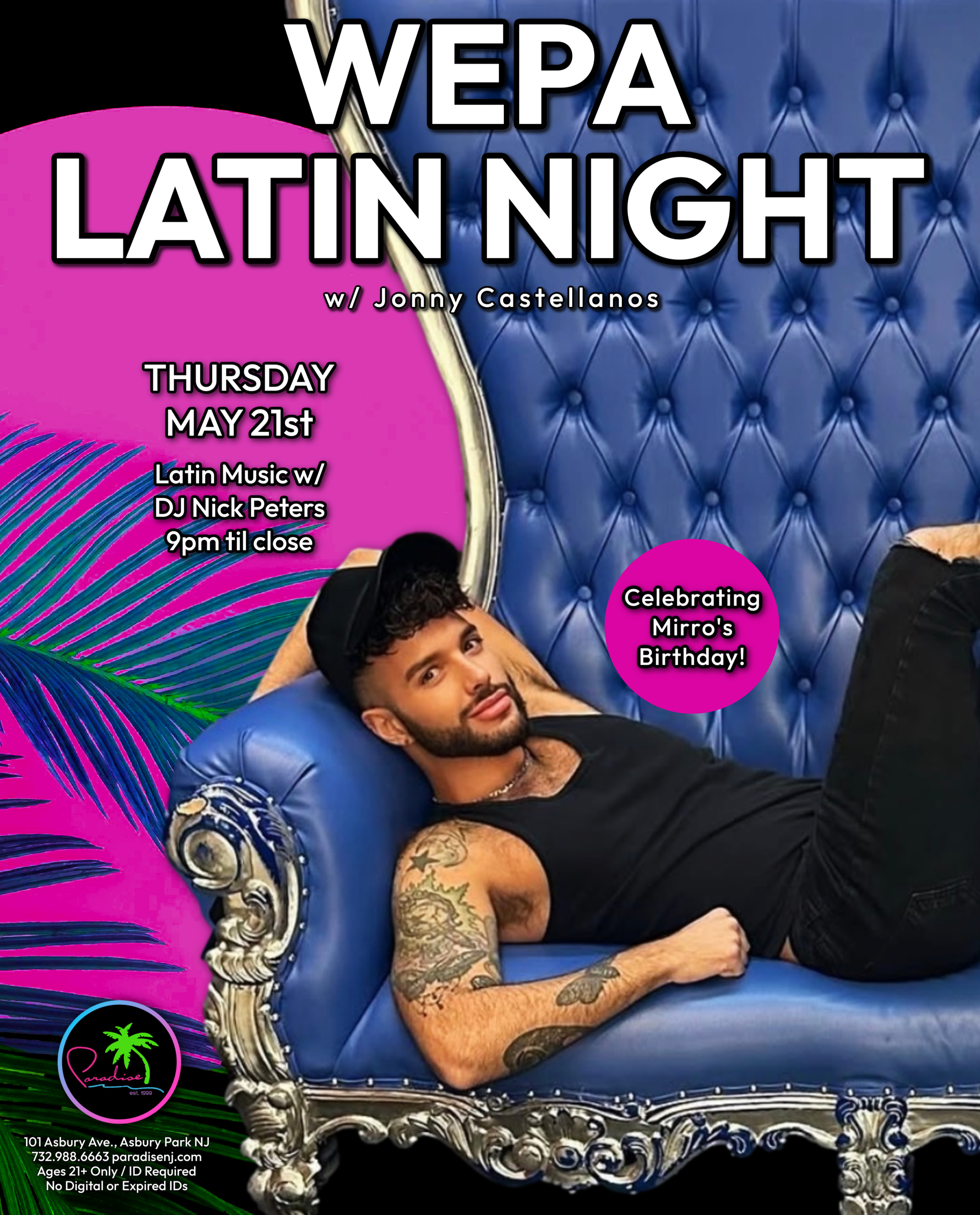 WEPA LATIN NIGHT w/ Jonny Castellanos