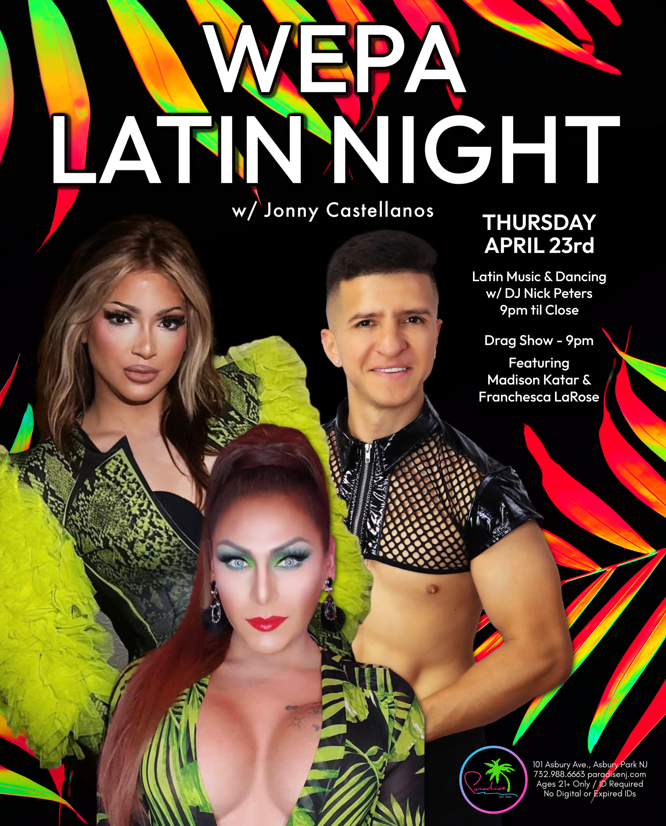 WEPA LATIN NIGHT w/ Jonny Castellanos