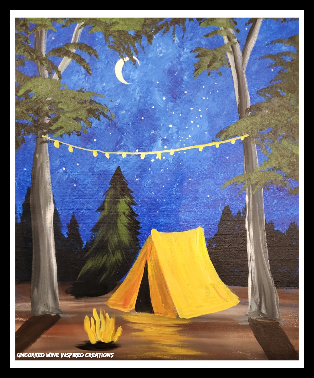 Camping Under the Moonlight