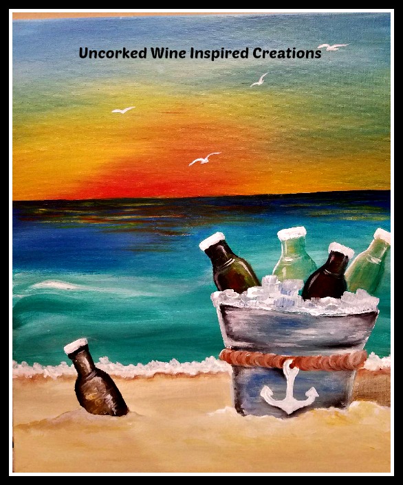 Beer Bucket on the Beach