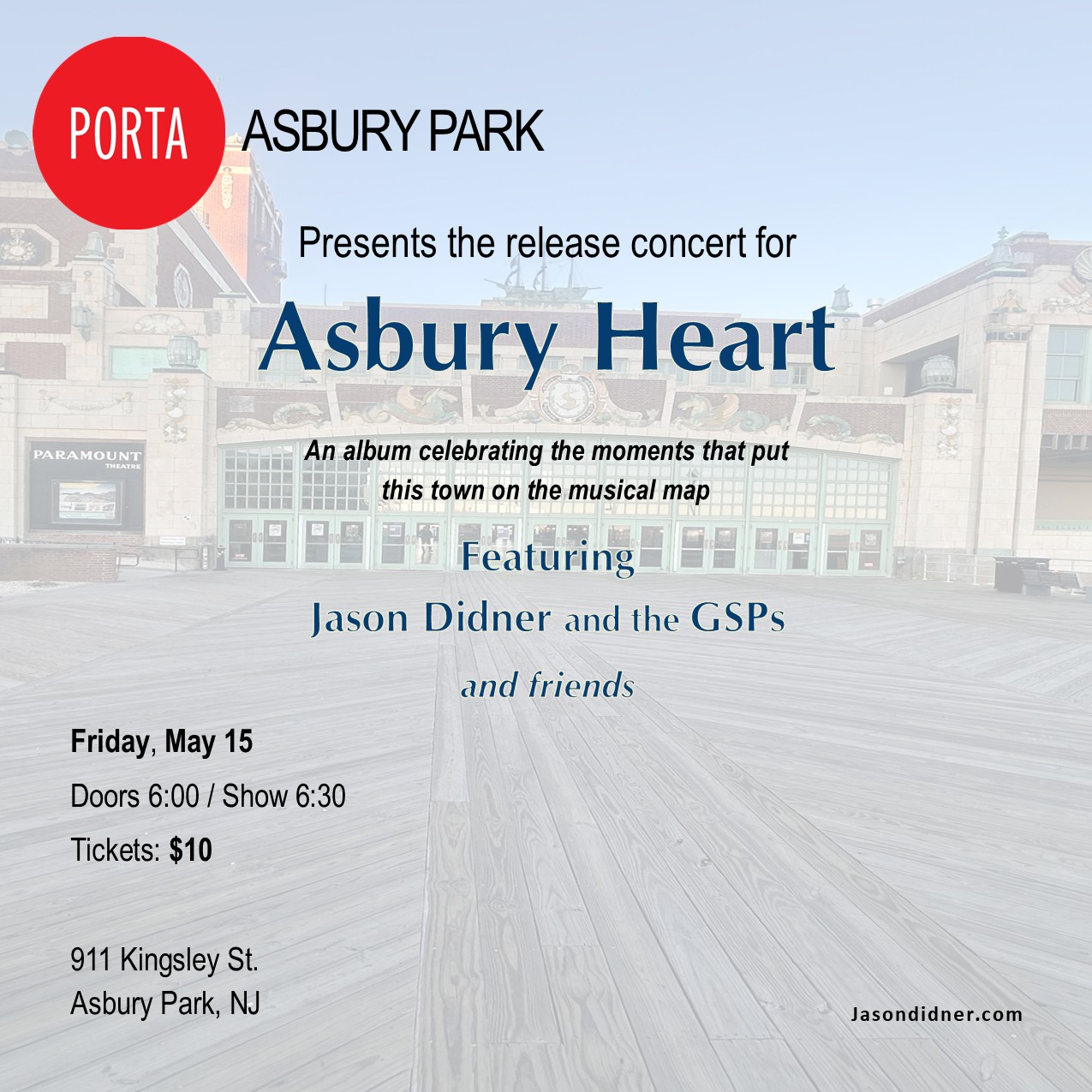 Asbury Heart Album Release Concert