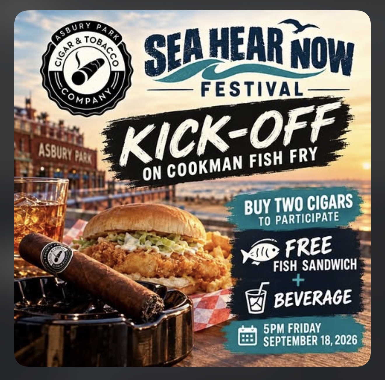 Sea Hear Now Festival Kick-Off on Cookman Fish Fry